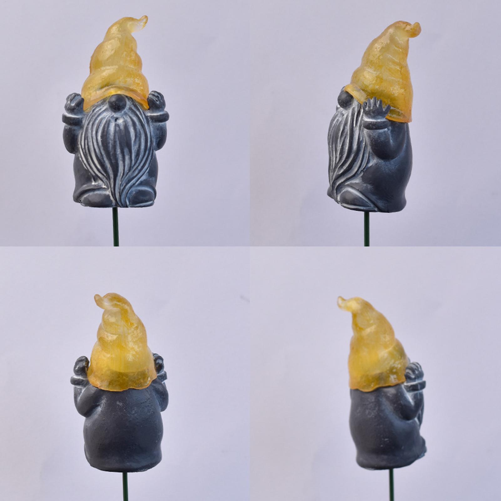 Resin Art Flowers - أوتاد زينة للحديقة من 3 قطع،