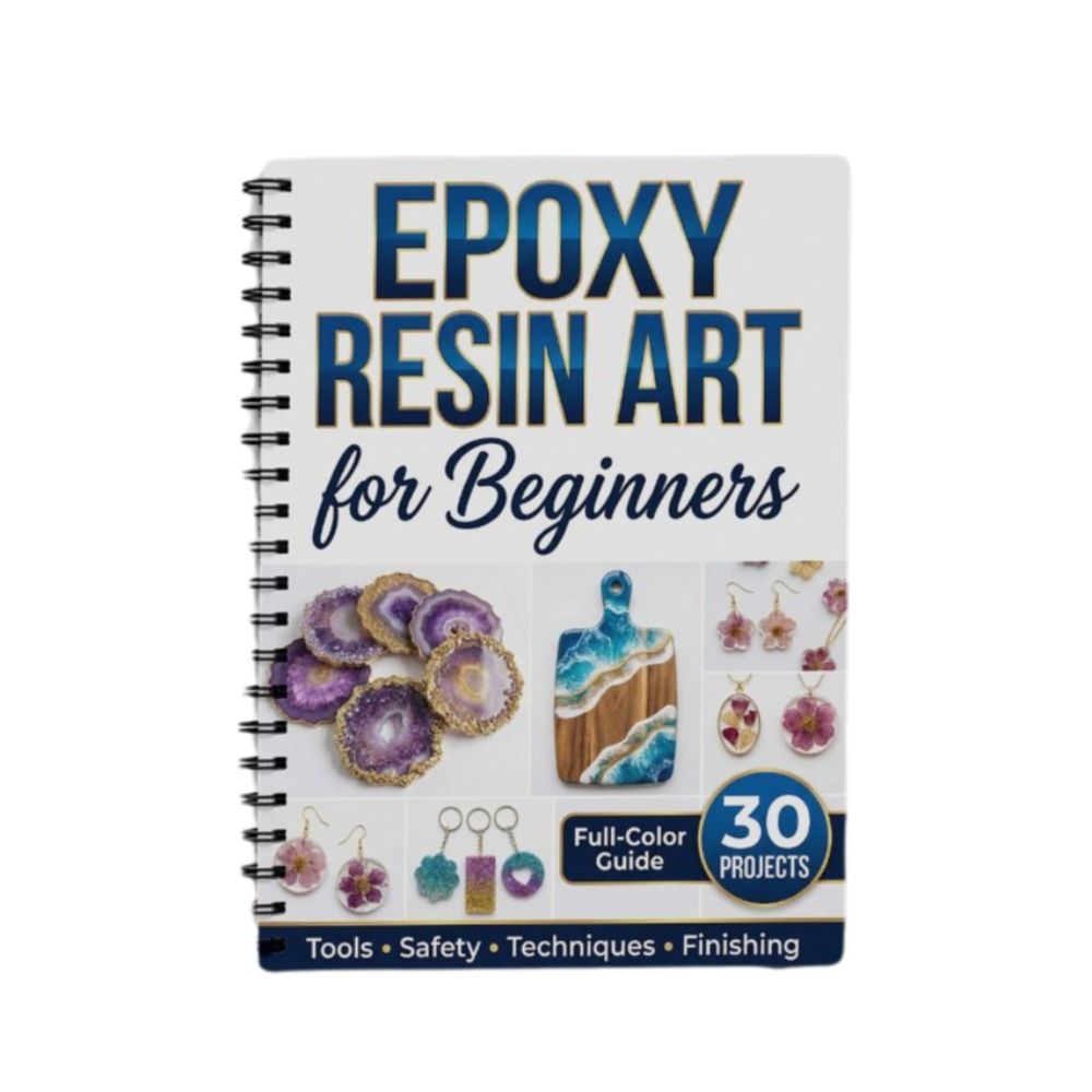 Resin Art Tutorial - دليل فن الإيبوكسي خطوة بخطوة: 30