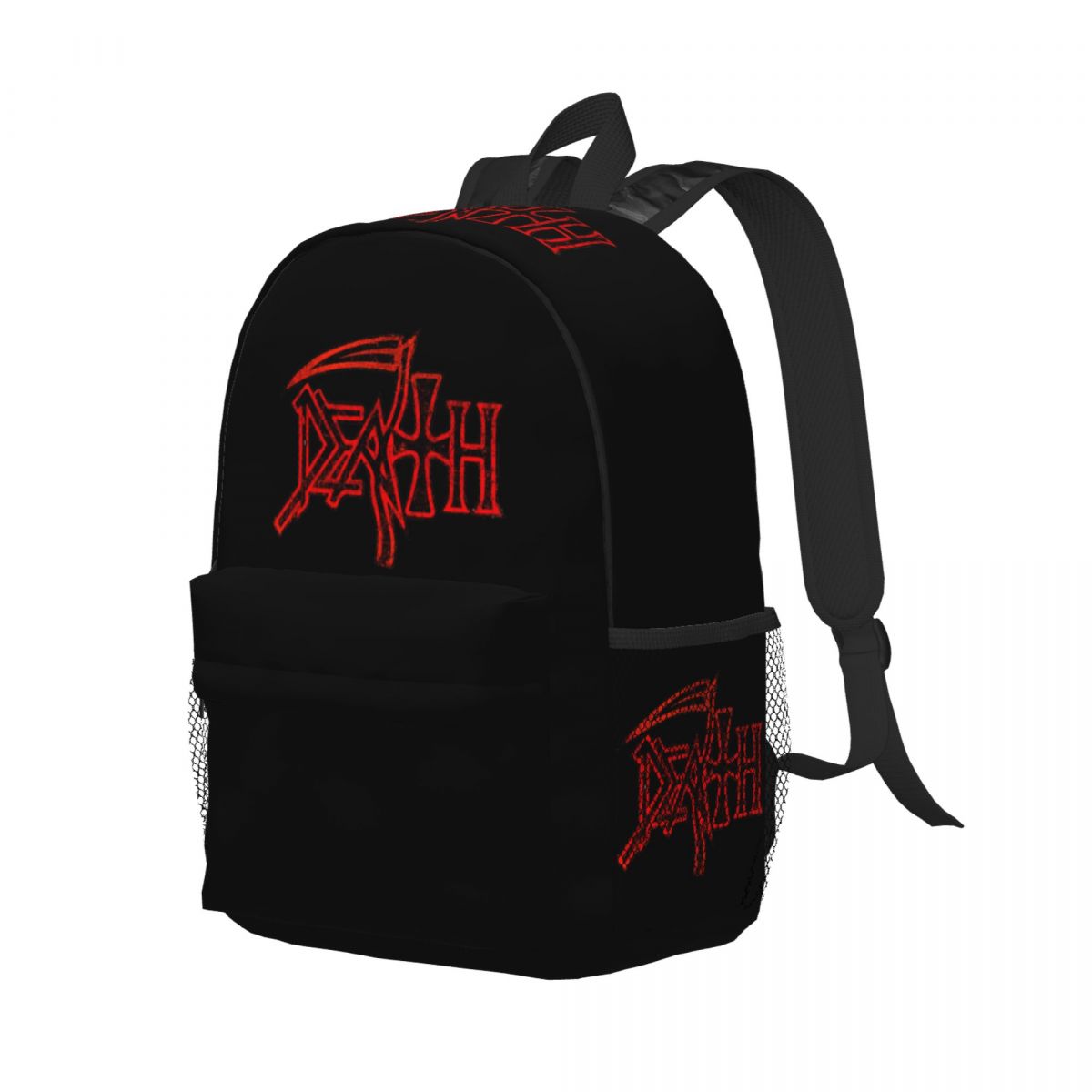 Resin Art Logo - حقيبة ظهر بشعار Death Band للطلاب