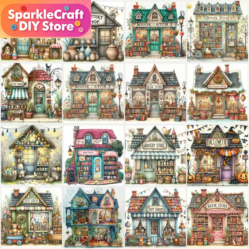 Resin Art Guide Book - قطعة واحدة لوحة ماسية خماسية الأبعاد