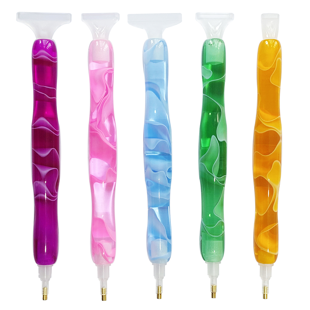 Resin Art Set - قلم رسم بالراتنج الملون مع 5