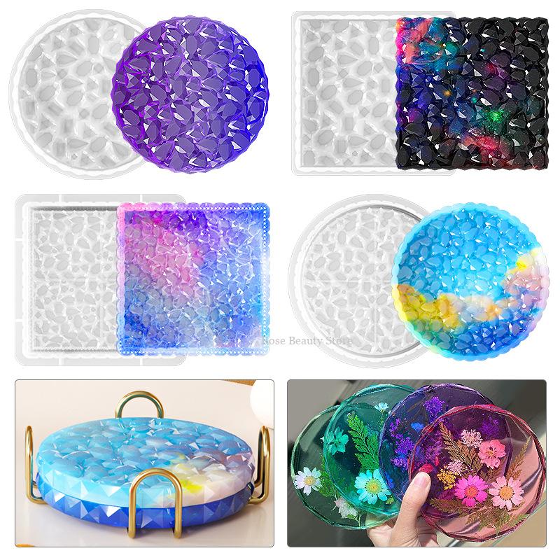 Resin Art Tray - صينية سيليكون متعددة الشكل قالب علبة