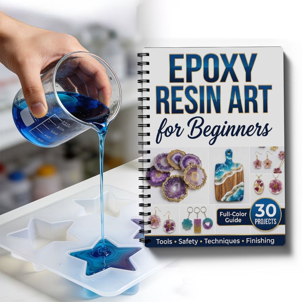 دليل فن الإيبوكسي خطوة بخطوة:  - مراجعة Resin Art Tutorial وسعره