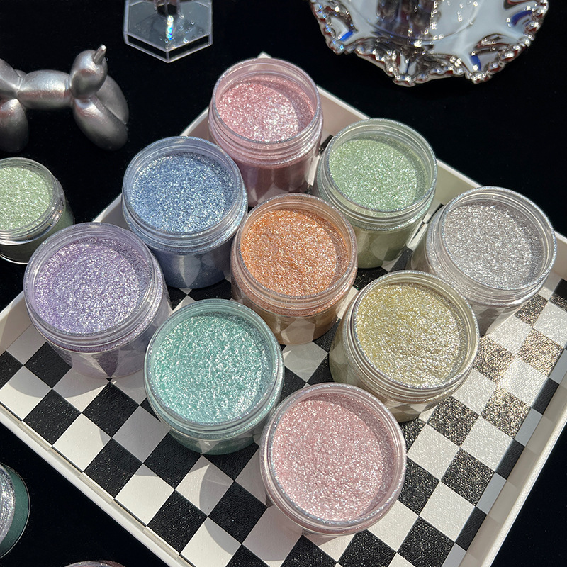 مسحوق الميكا اللامع بتأثير حور - مراجعة Resin Art Price وسعره