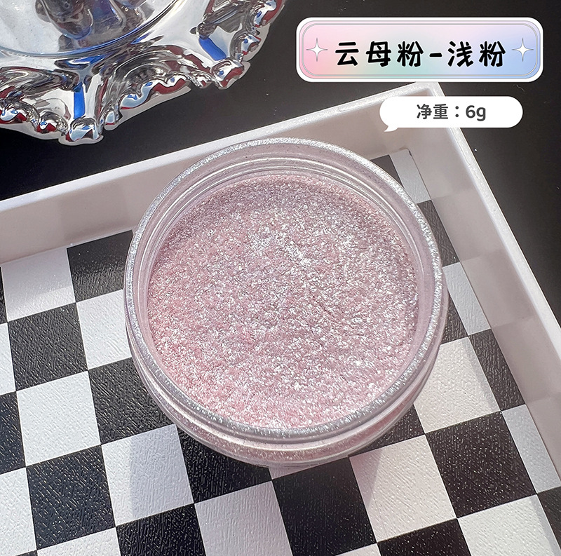 مسحوق الميكا اللامع بتأثير حور - مراجعة Resin Art Price وسعره