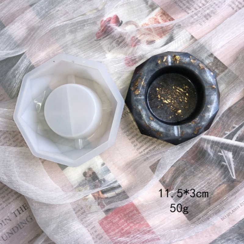 سيليكون منفضة سجائر قالب الكري - مراجعة Resin Art Tray وسعره