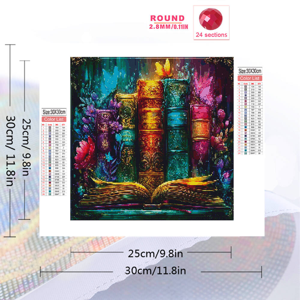 Evershine الماس اللوحة زهرة ال - مراجعة Resin Art Guide Book وسعره
