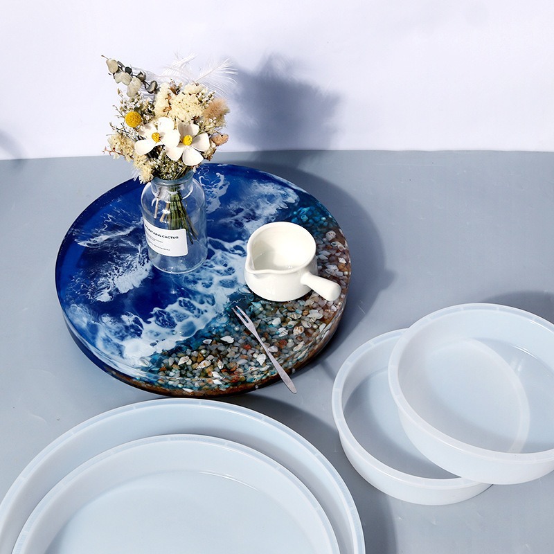 قوالب راتنج الإيبوكسي المستدير - مراجعة Resin Art Tray وسعره