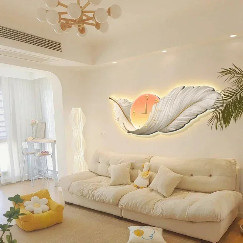 ساعات حائط فنية بإضاءة LED، سا - مراجعة Resin Art Clock وسعره