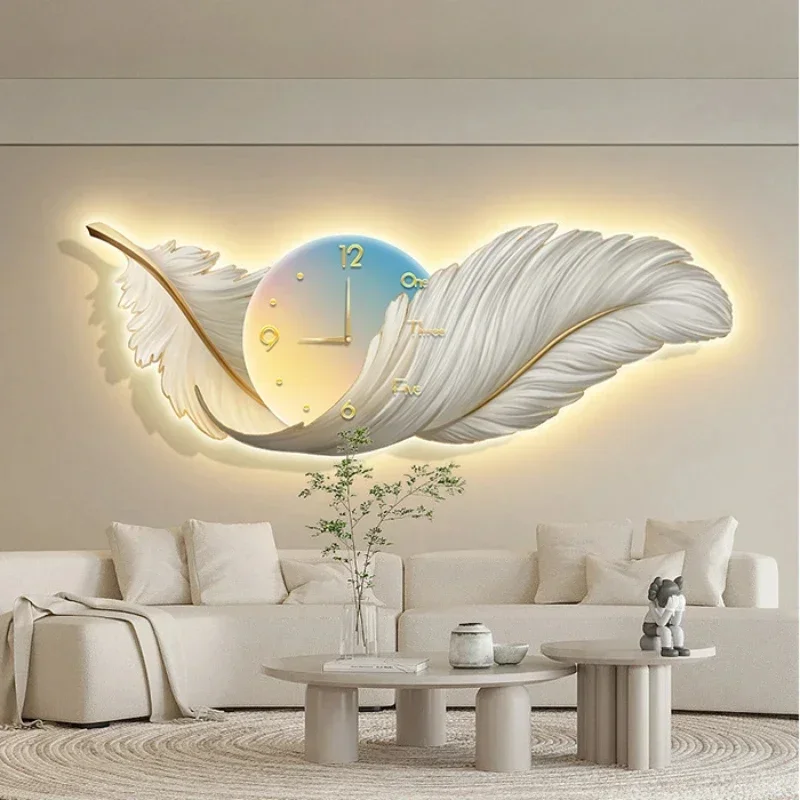 ساعات حائط فنية بإضاءة LED، سا - مراجعة Resin Art Clock وسعره