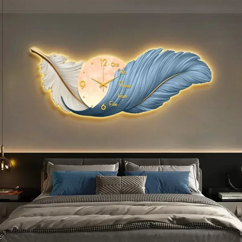 ساعات حائط فنية بإضاءة LED، سا - مراجعة Resin Art Clock وسعره