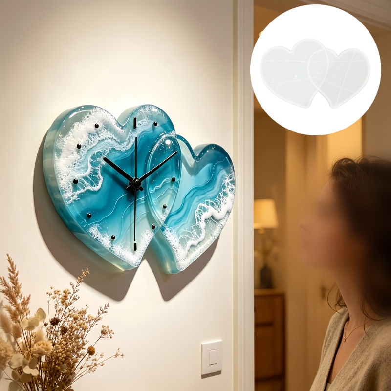 قالب سيليكون لساعة ديكور فنية  - مراجعة Resin Art Clock وسعره