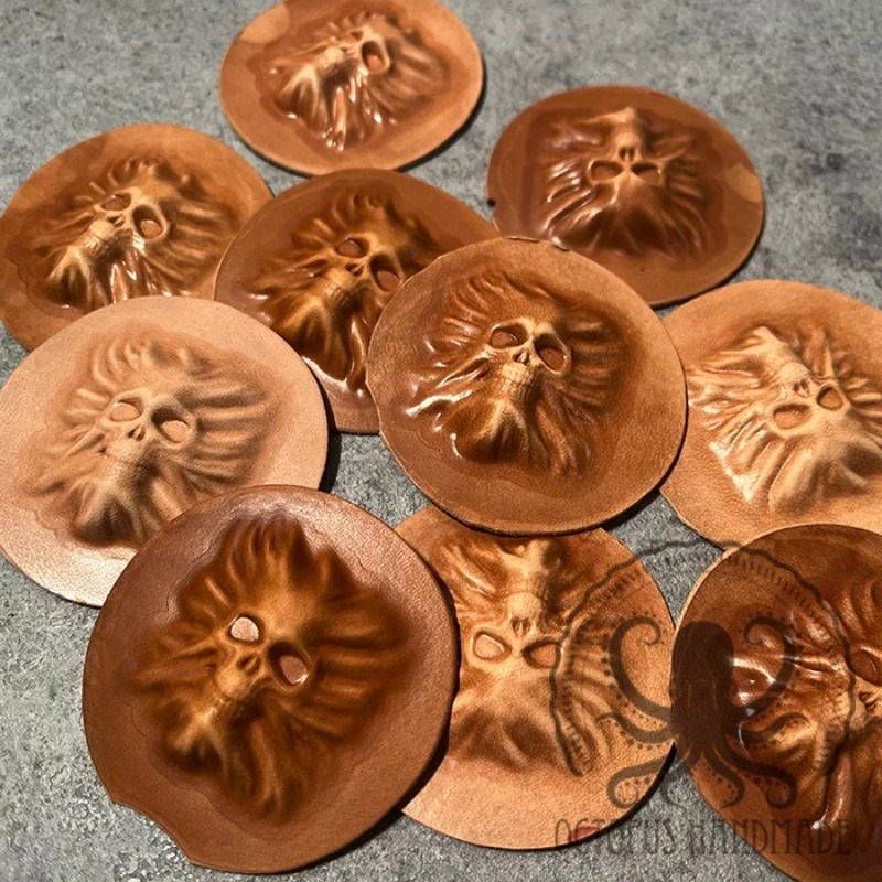 قالب نقش جلدي ثلاثي الأبعاد عل - مراجعة Resin Art Logo وسعره