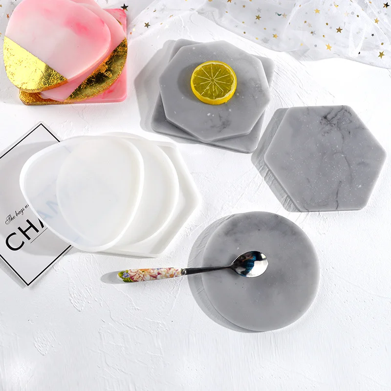 متعدد نمط هندسي كوستر قالب مثل - مراجعة Resin Art Tray وسعره