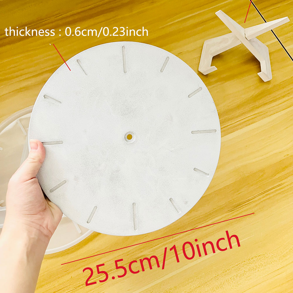 ساعة الطلب حامل العفن DIY حامل - مراجعة Resin Art Clock وسعره