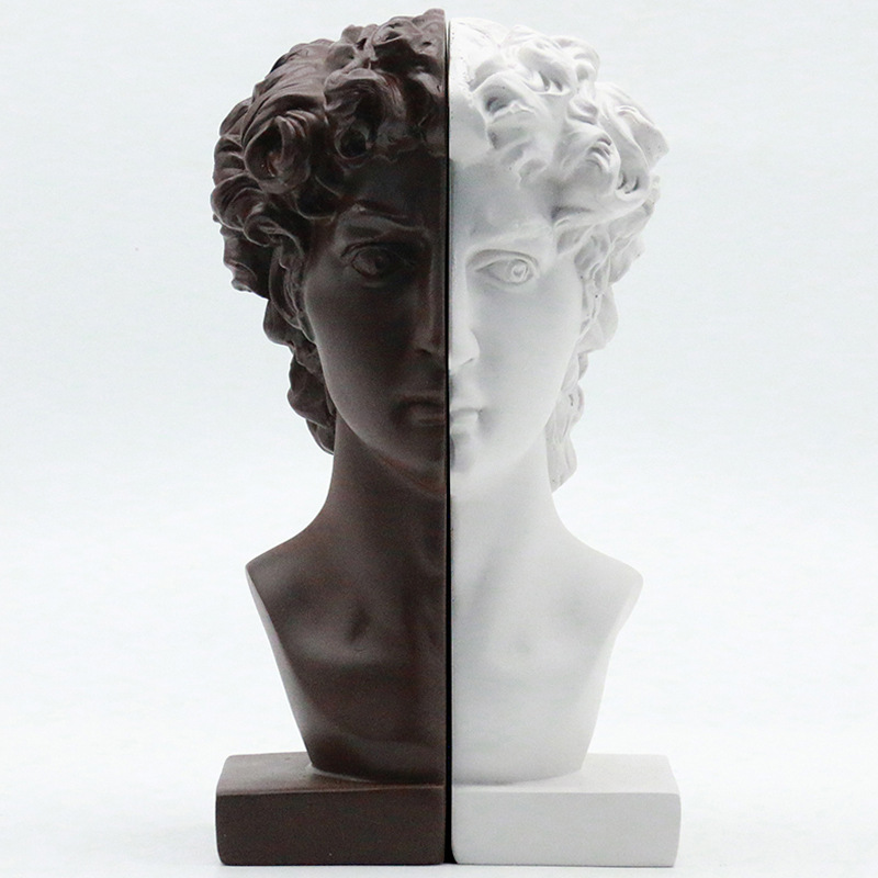 تمثال رأس ديفيد الإبداعي المصن - مراجعة Resin Art Furniture وسعره