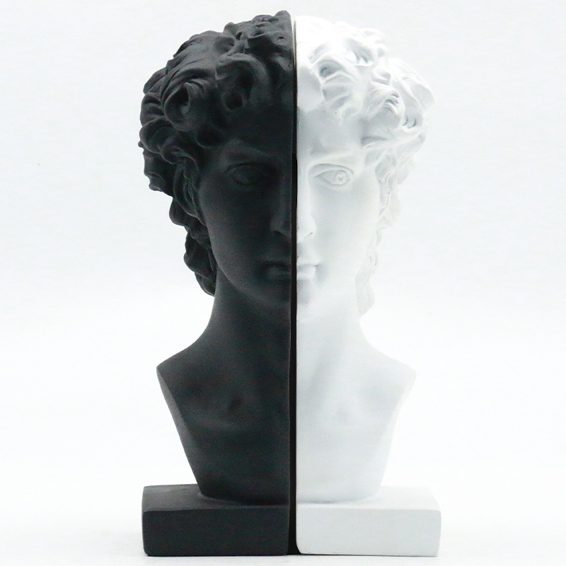 تمثال رأس ديفيد الإبداعي المصن - مراجعة Resin Art Furniture وسعره