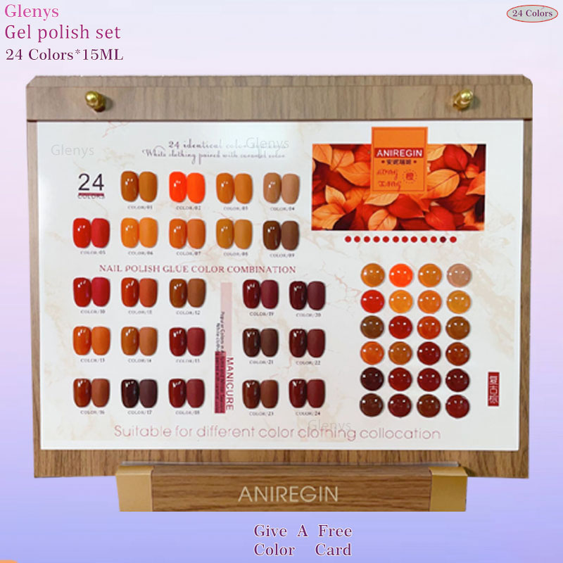 طلاء أظافر بني عتيق بـ 24 لونً - مراجعة Resin Art Varnish وسعره