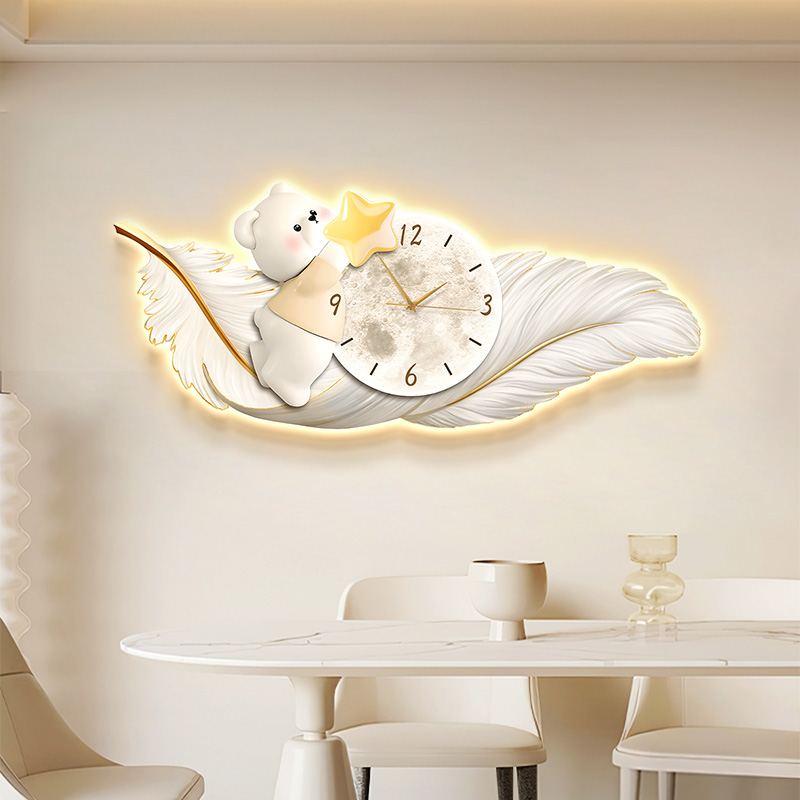 كبيرة الحجم المعادن جدار الفن  - مراجعة Resin Art Clock وسعره