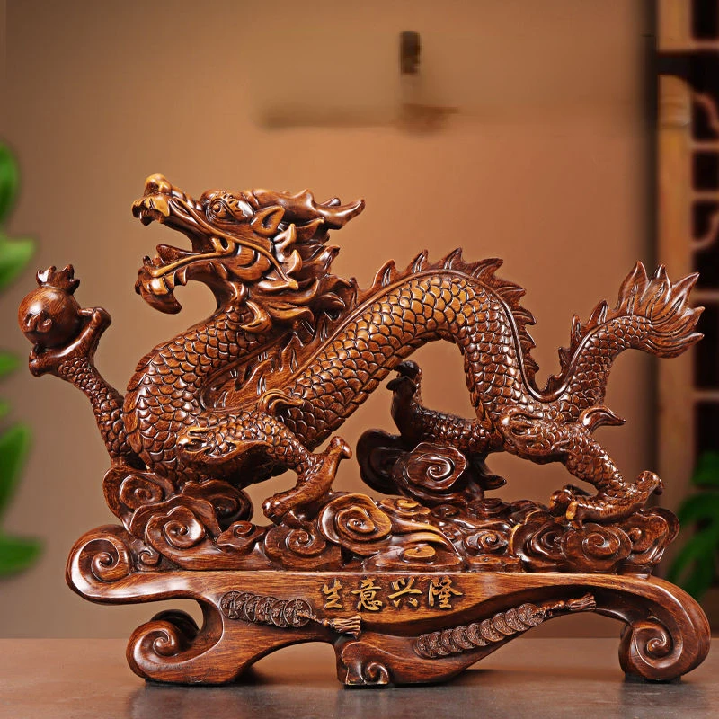محظوظ التنين الحلي لجذب الثروة - مراجعة Resin Art Furniture وسعره