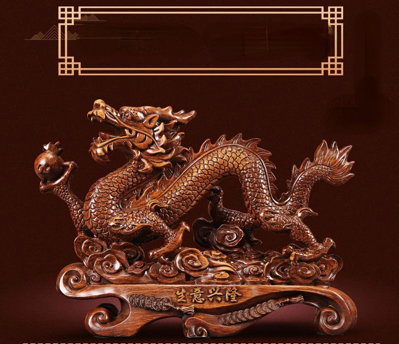 محظوظ التنين الحلي لجذب الثروة - مراجعة Resin Art Furniture وسعره