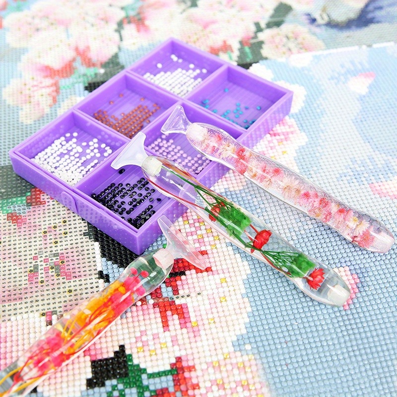 مجموعة أقلام رسم بالألماس ثلاث - مراجعة Resin Art Flowers وسعره